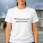 T-shirt I love roquelaure-saint-aubin