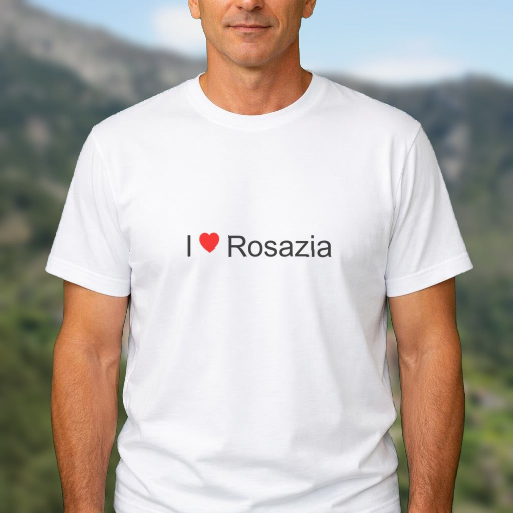 T-shirt I love rosazia