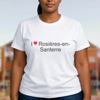 T-shirt I love rosières-en-santerre
