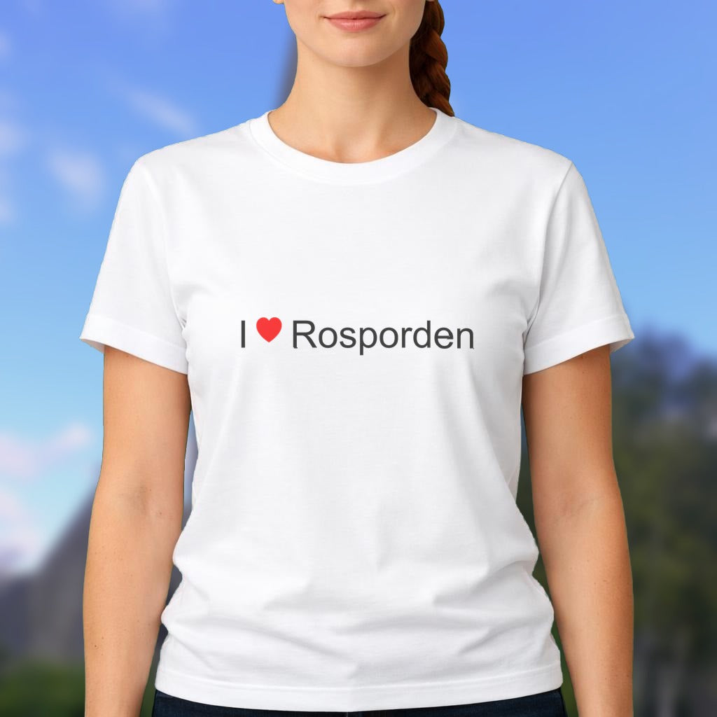 T-shirt I love rosporden