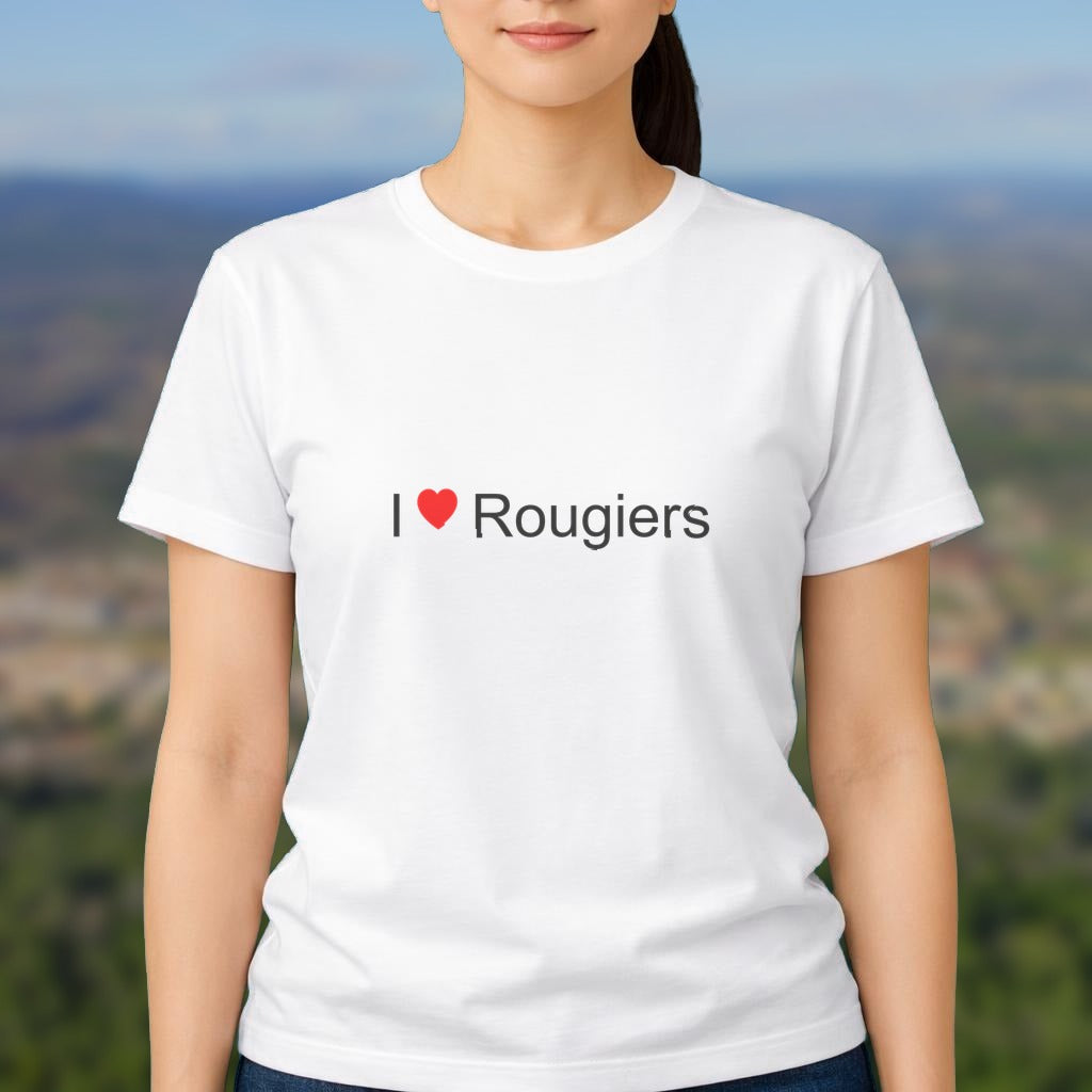 T-shirt I love rougiers
