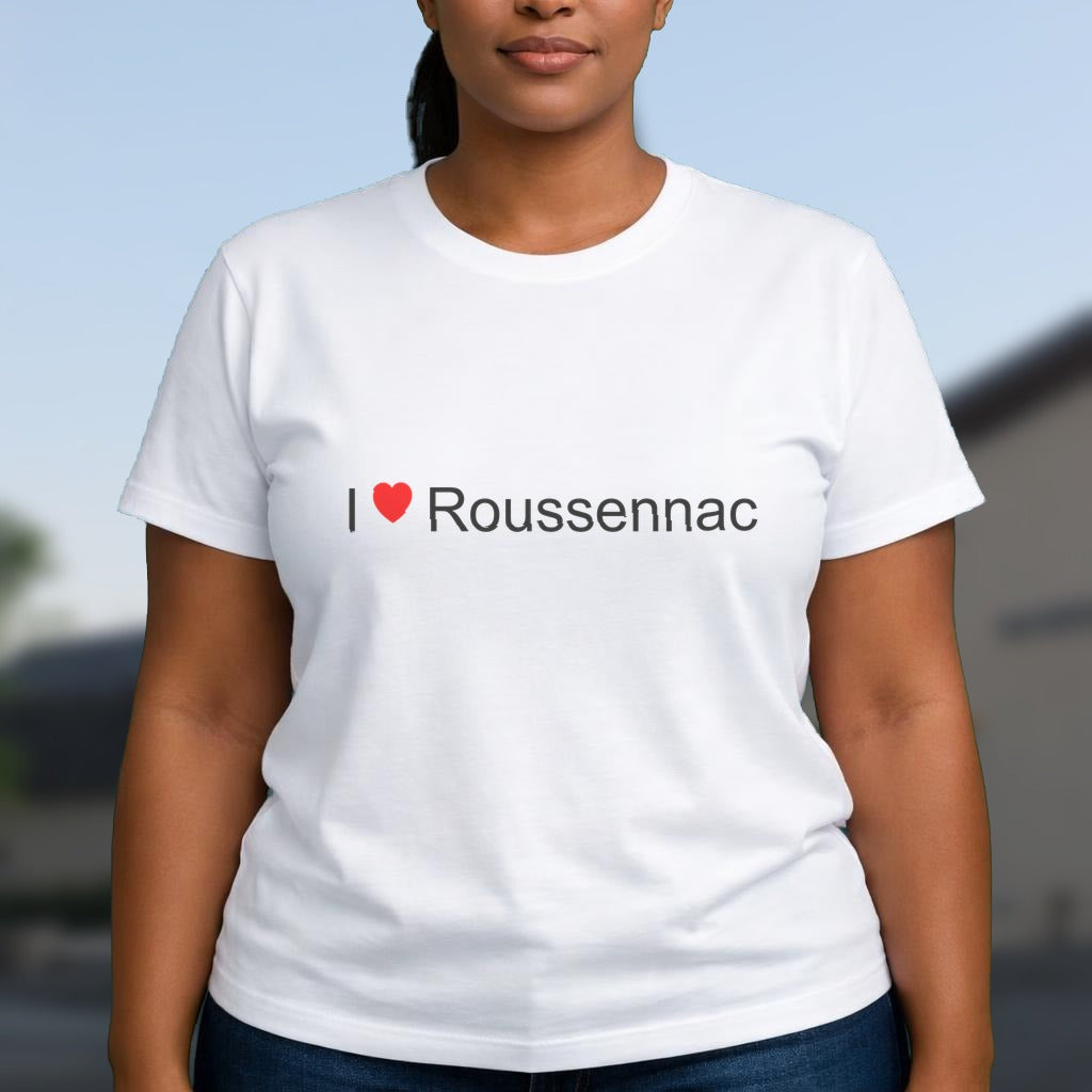 T-shirt I love roussennac