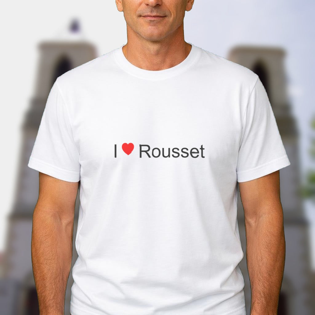 T-shirt I love rousset