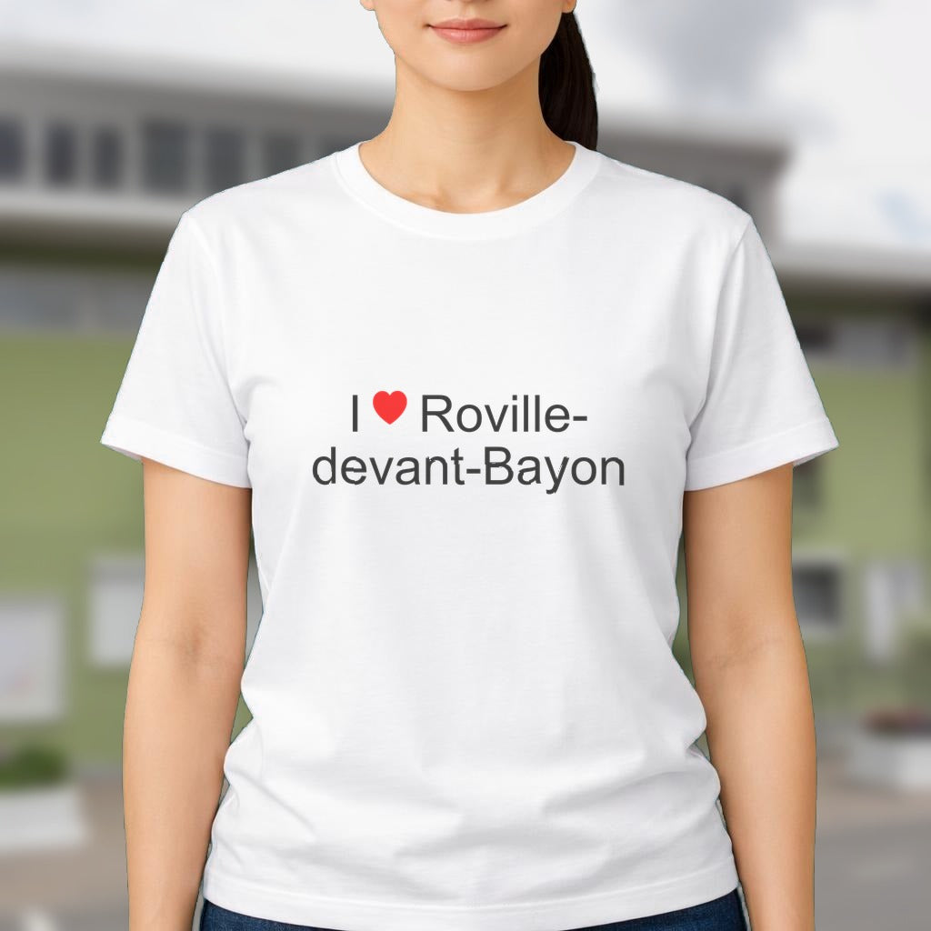 T-shirt I love roville-devant-bayon