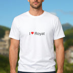 T-shirt I love royat