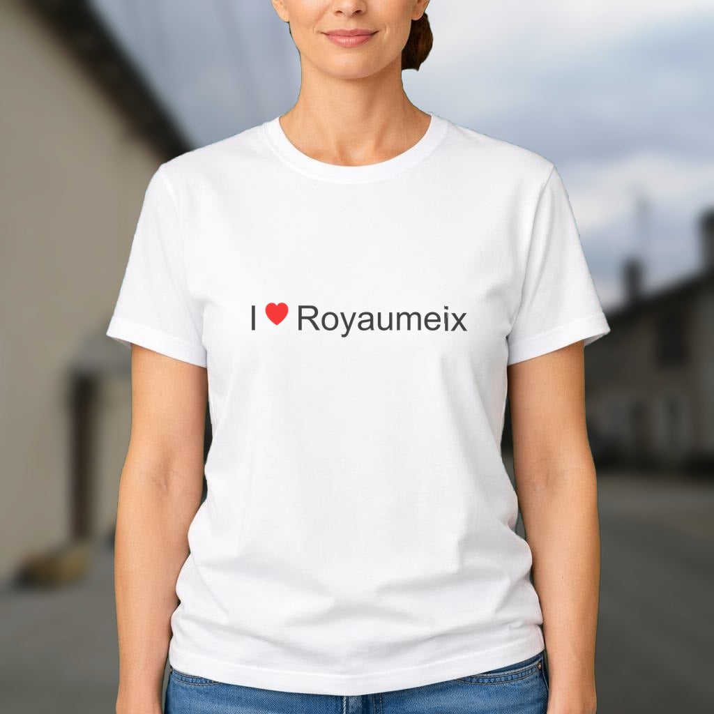 T-shirt I love royaumeix
