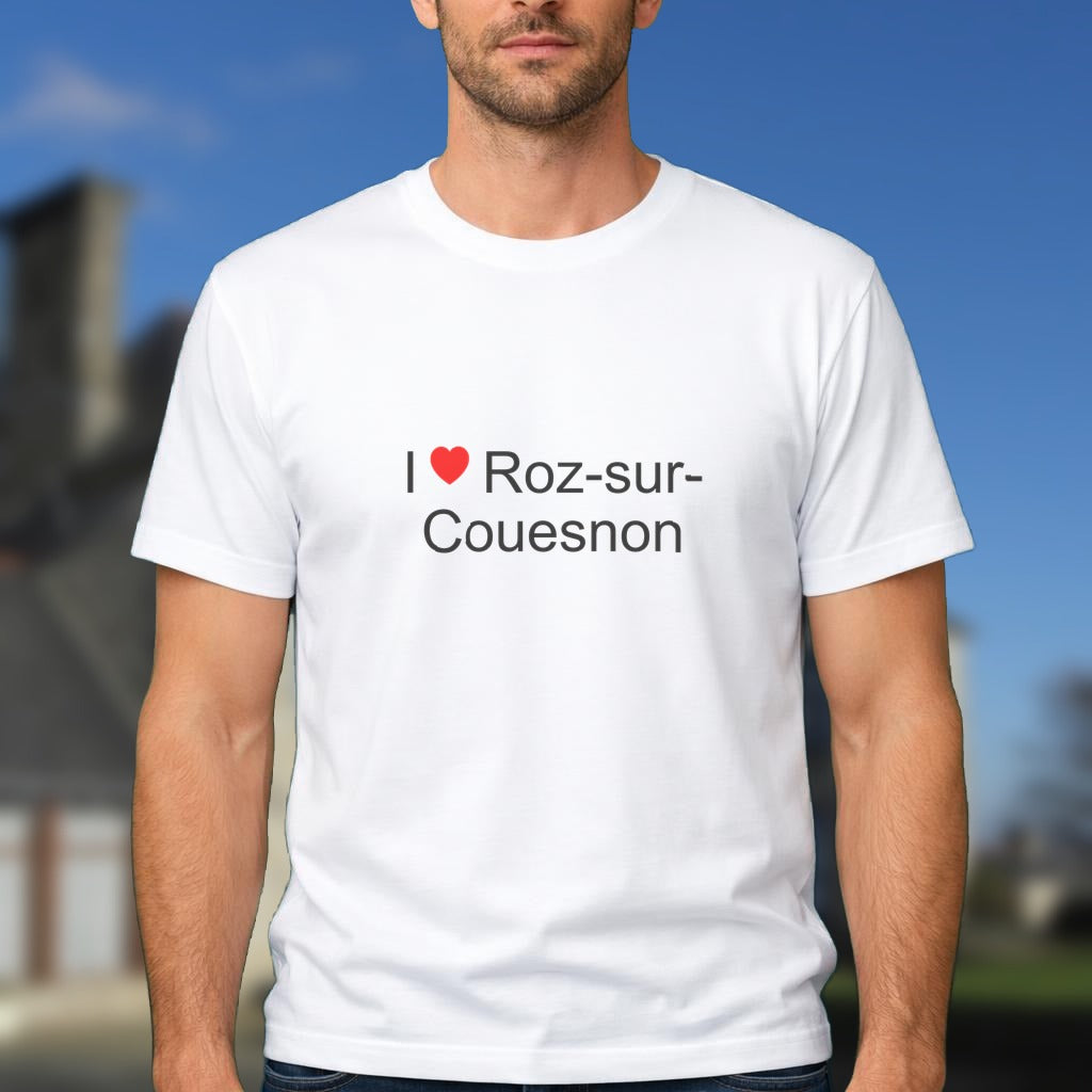 T-shirt I love roz-sur-couesnon