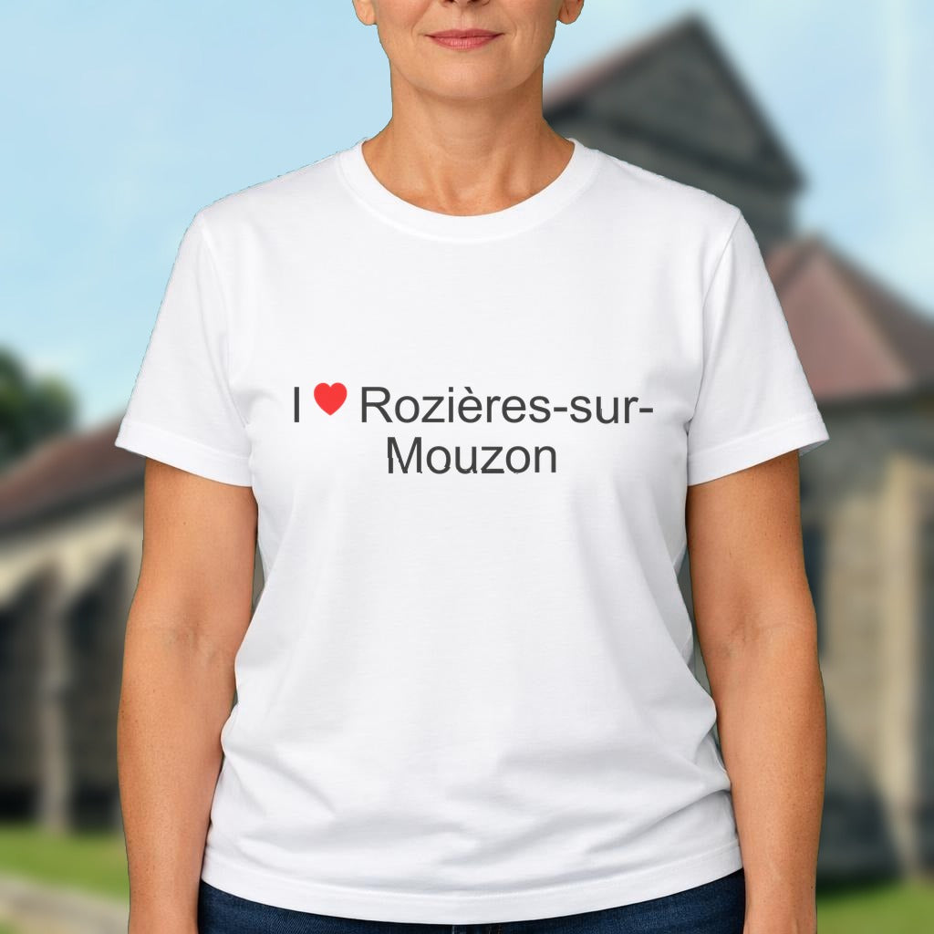 T-shirt I love rozières-sur-mouzon