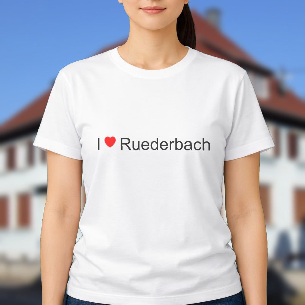 T-shirt I love ruederbach