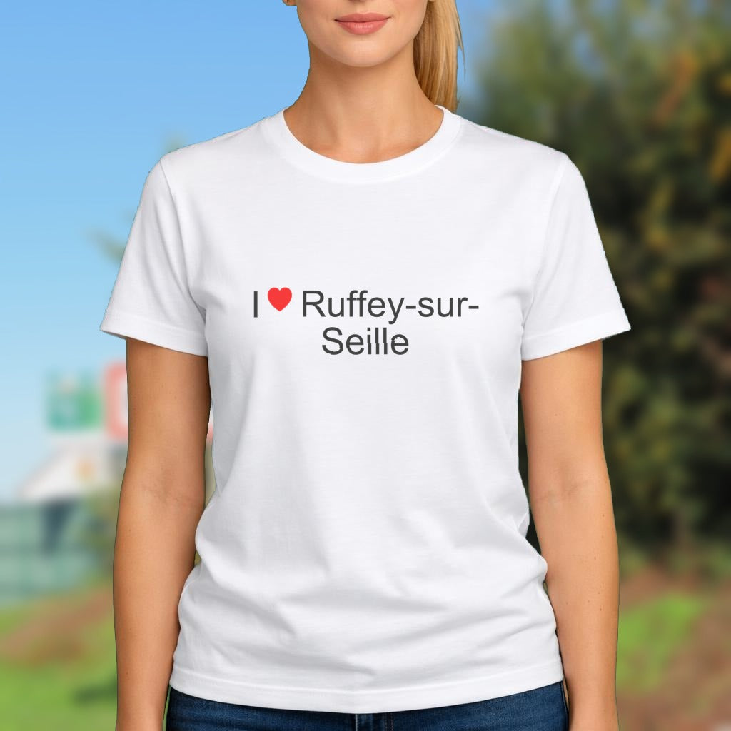 T-shirt I love ruffey-sur-seille