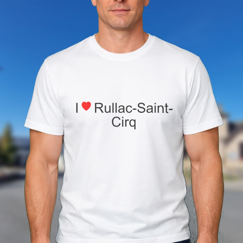 T-shirt I love rullac-saint-cirq
