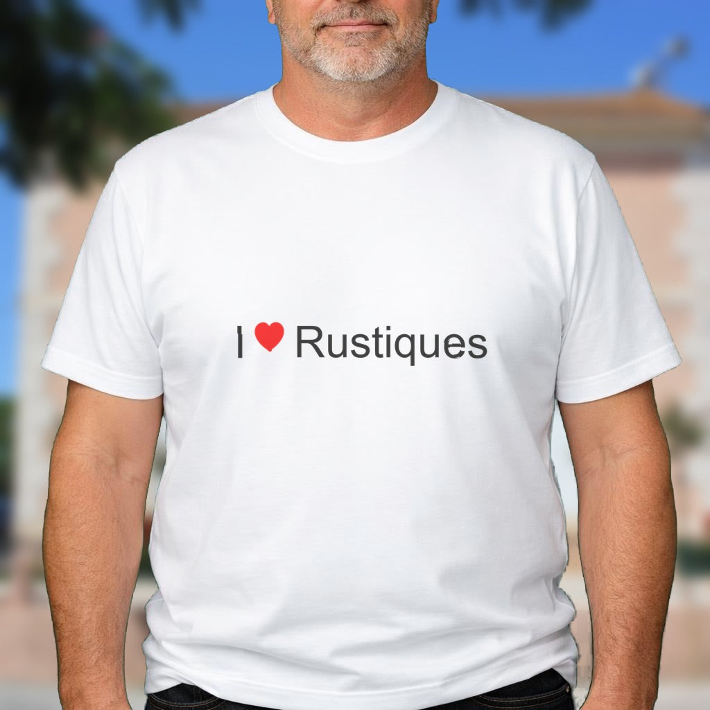 T-shirt I love rustiques