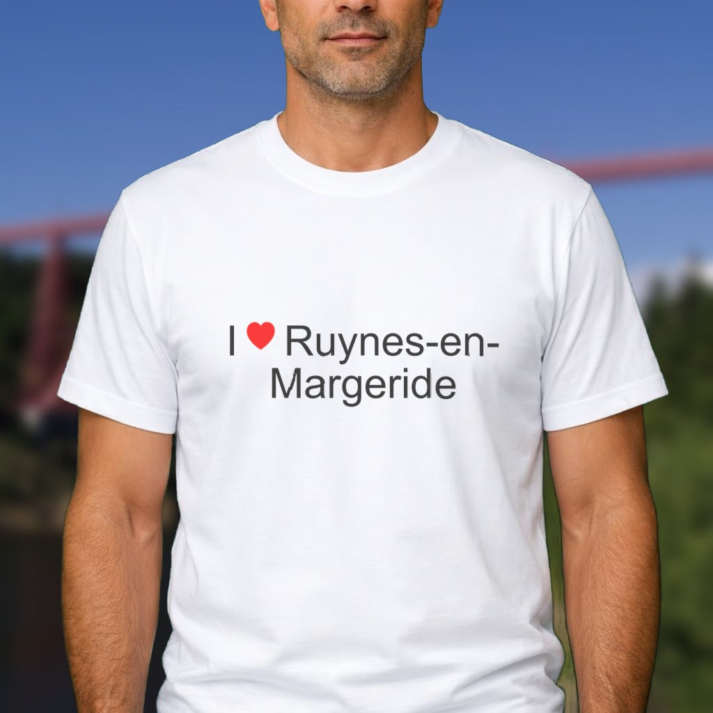 T-shirt I love ruynes-en-margeride