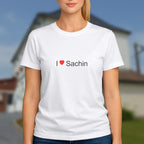 T-shirt I love sachin