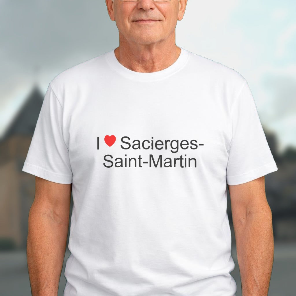 T-shirt I love sacierges-saint-martin