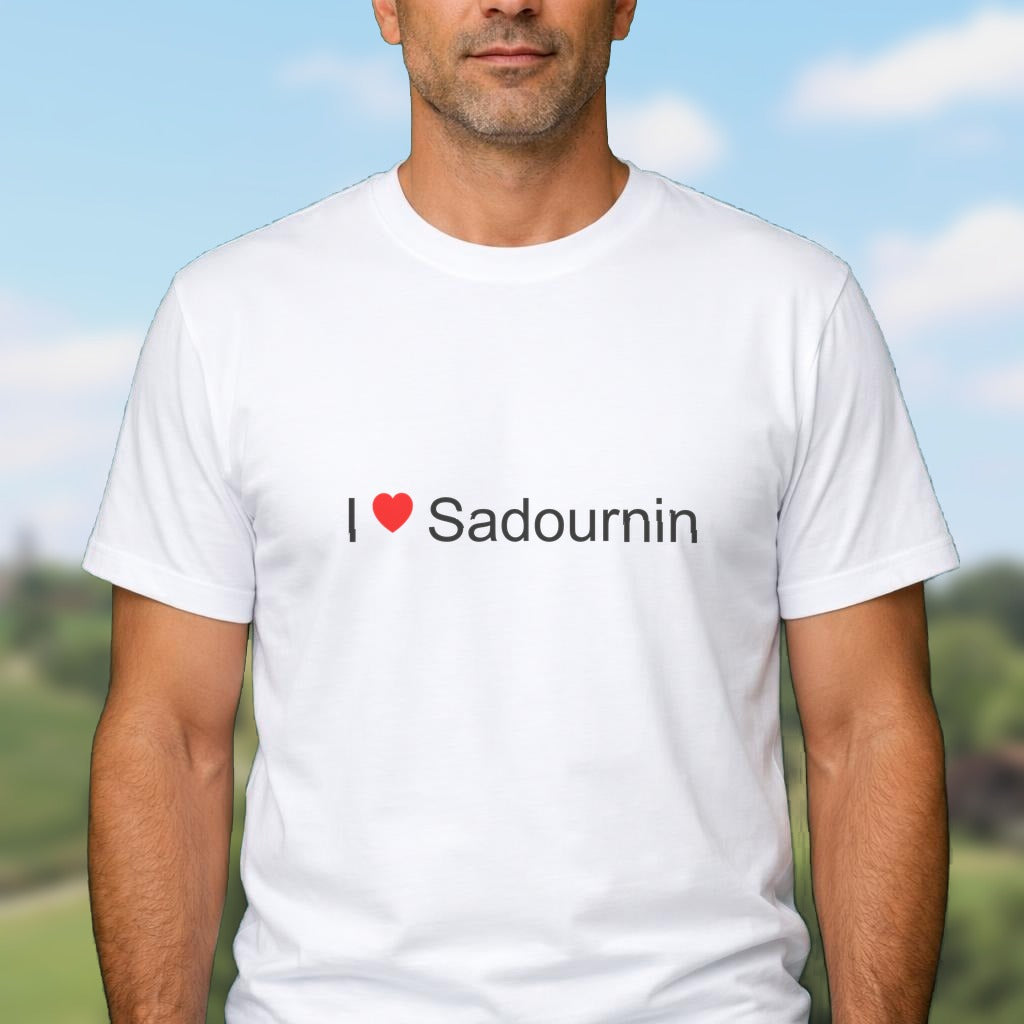T-shirt I love sadournin