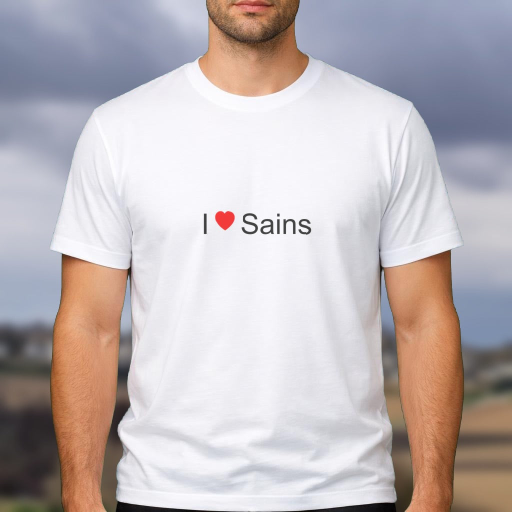 T-shirt I love sains