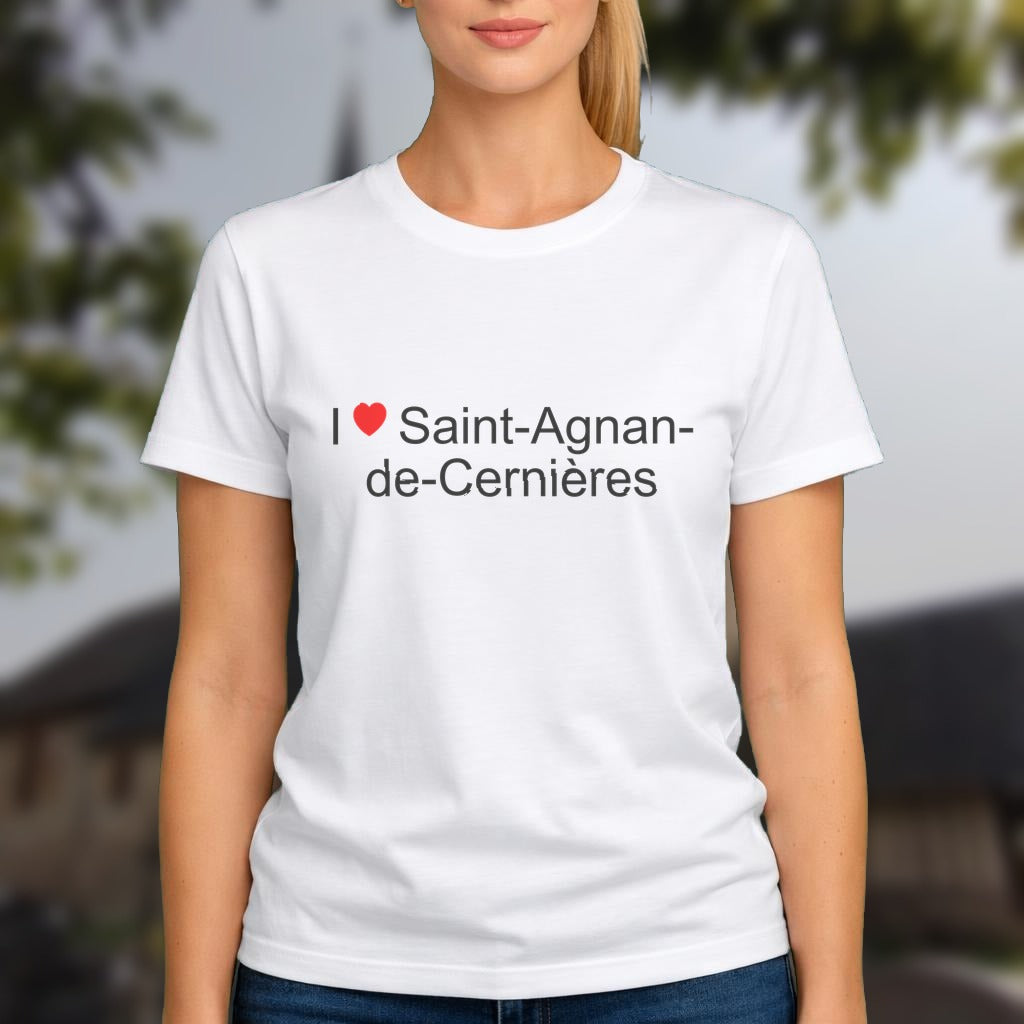 T-shirt I love saint-agnan-de-cernières