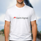 T-shirt I love saint-agnet