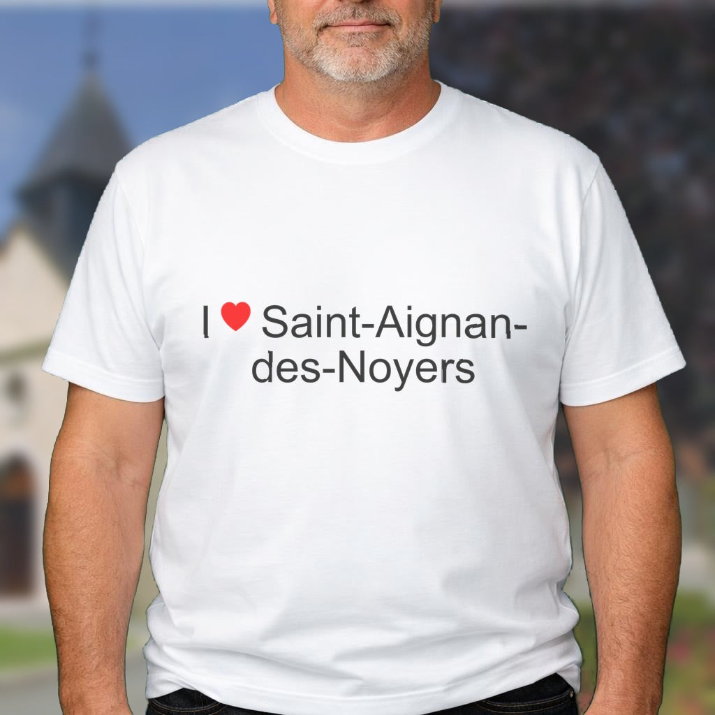 T-shirt I love saint-aignan-des-noyers