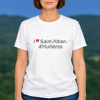 T-shirt I love saint-alban-d'hurtières