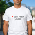 T-shirt I love saint-alban-leysse