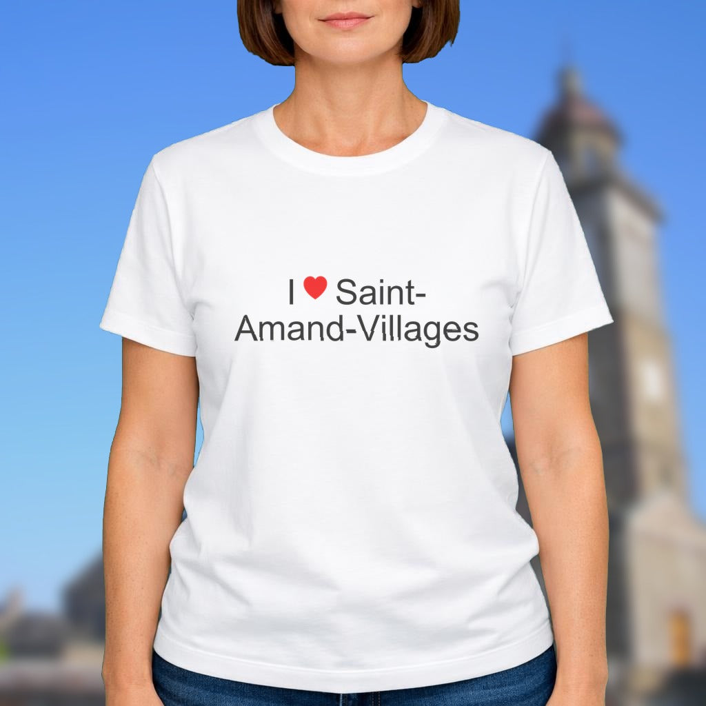 T-shirt I love saint-amand-villages