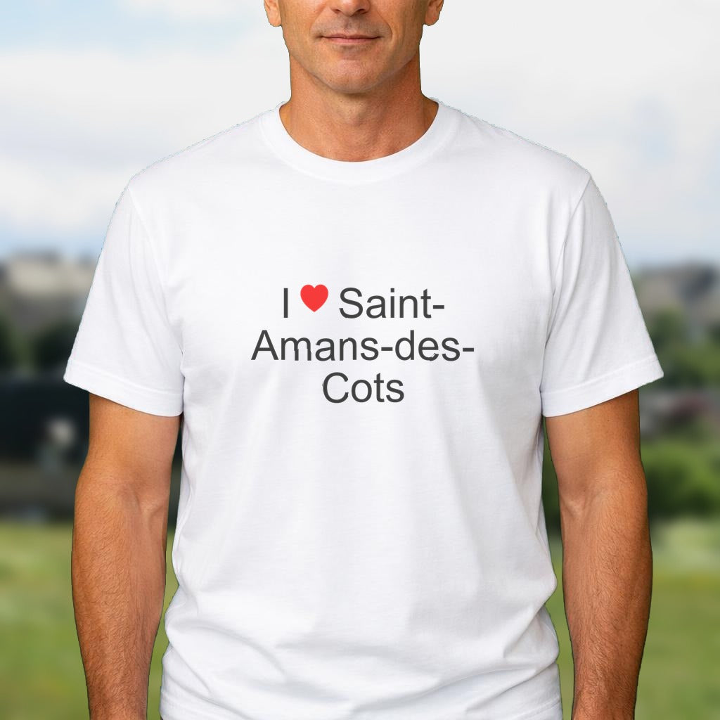 T-shirt I love saint-amans-des-cots