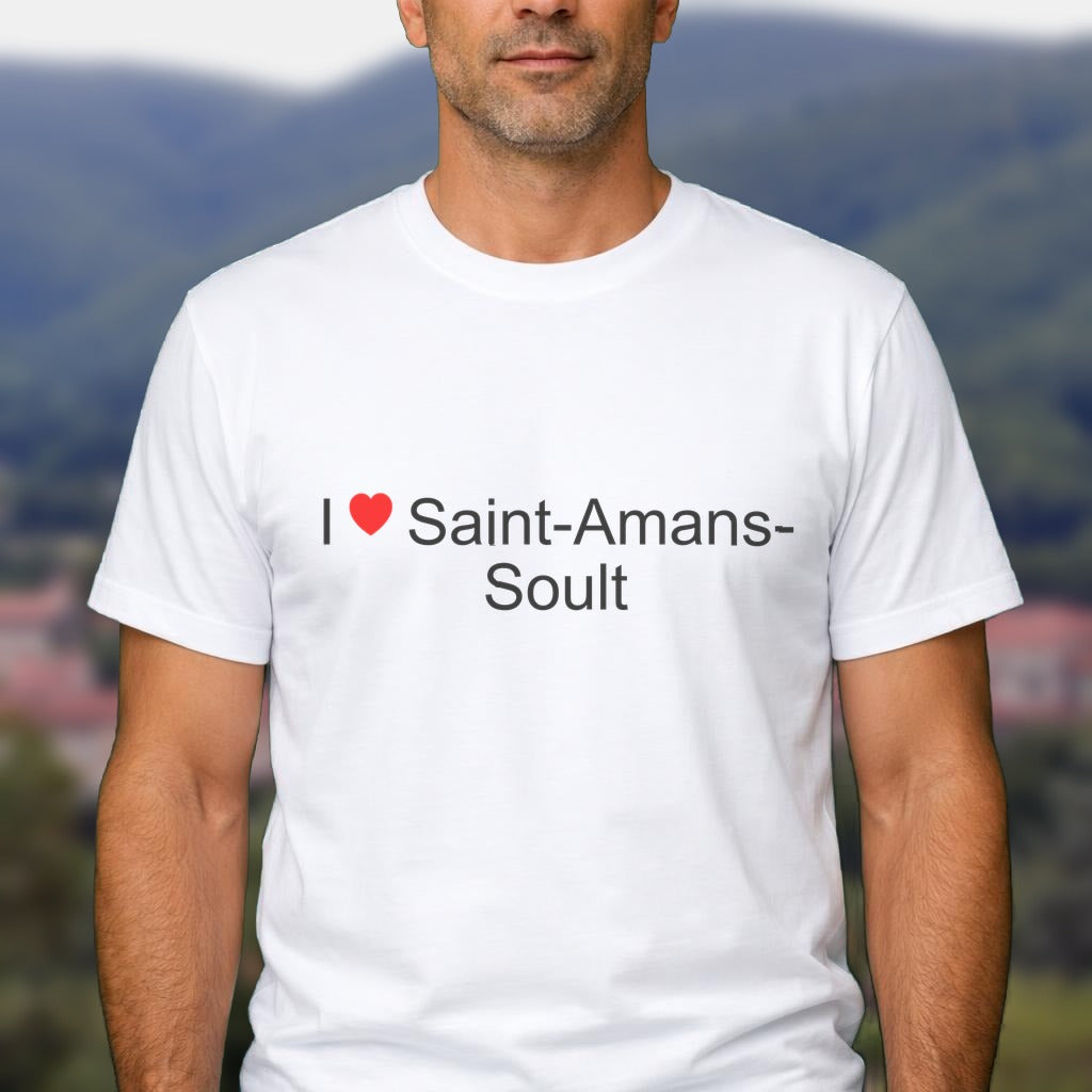 T-shirt I love saint-amans-soult