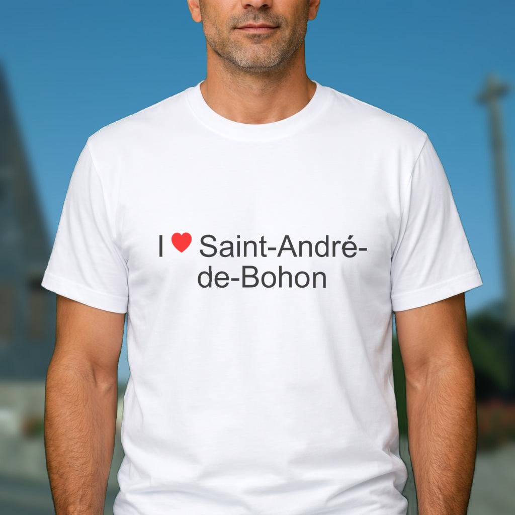T-shirt I love saint-andré-de-bohon