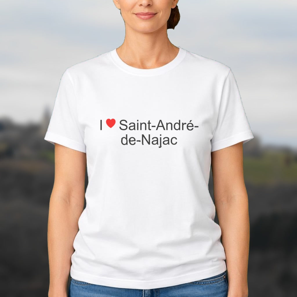 T-shirt I love saint-andré-de-najac
