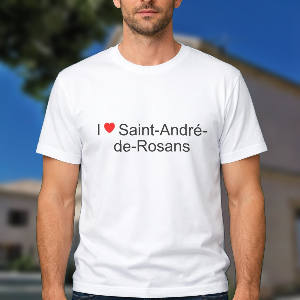 T-shirt I love saint-andré-de-rosans