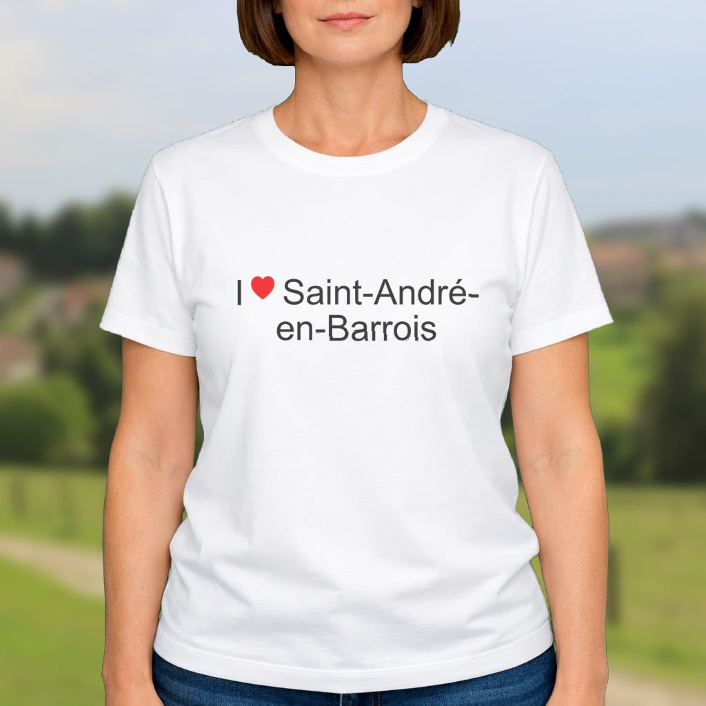 T-shirt I love saint-andré-en-barrois