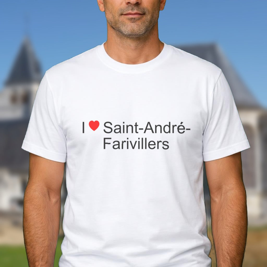 T-shirt I love saint-andré-farivillers
