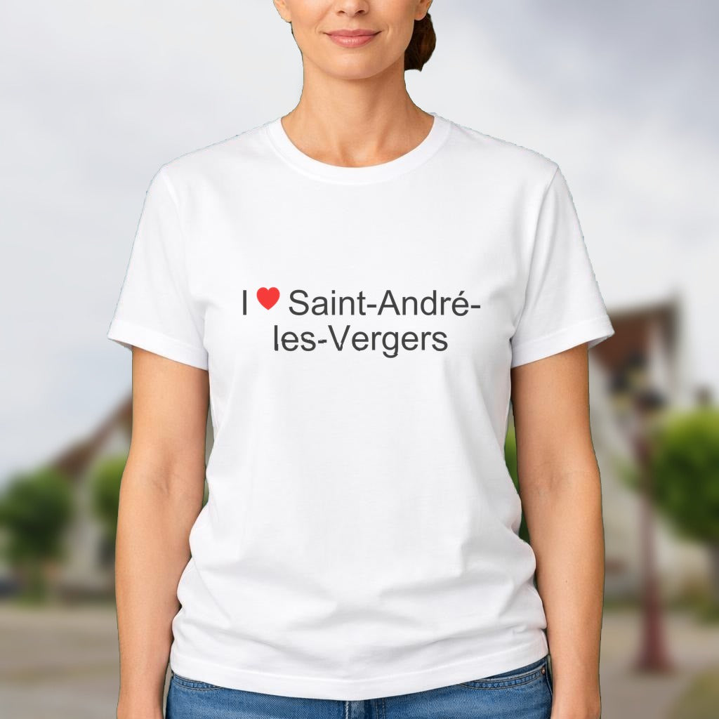 T-shirt I love saint-andré-les-vergers