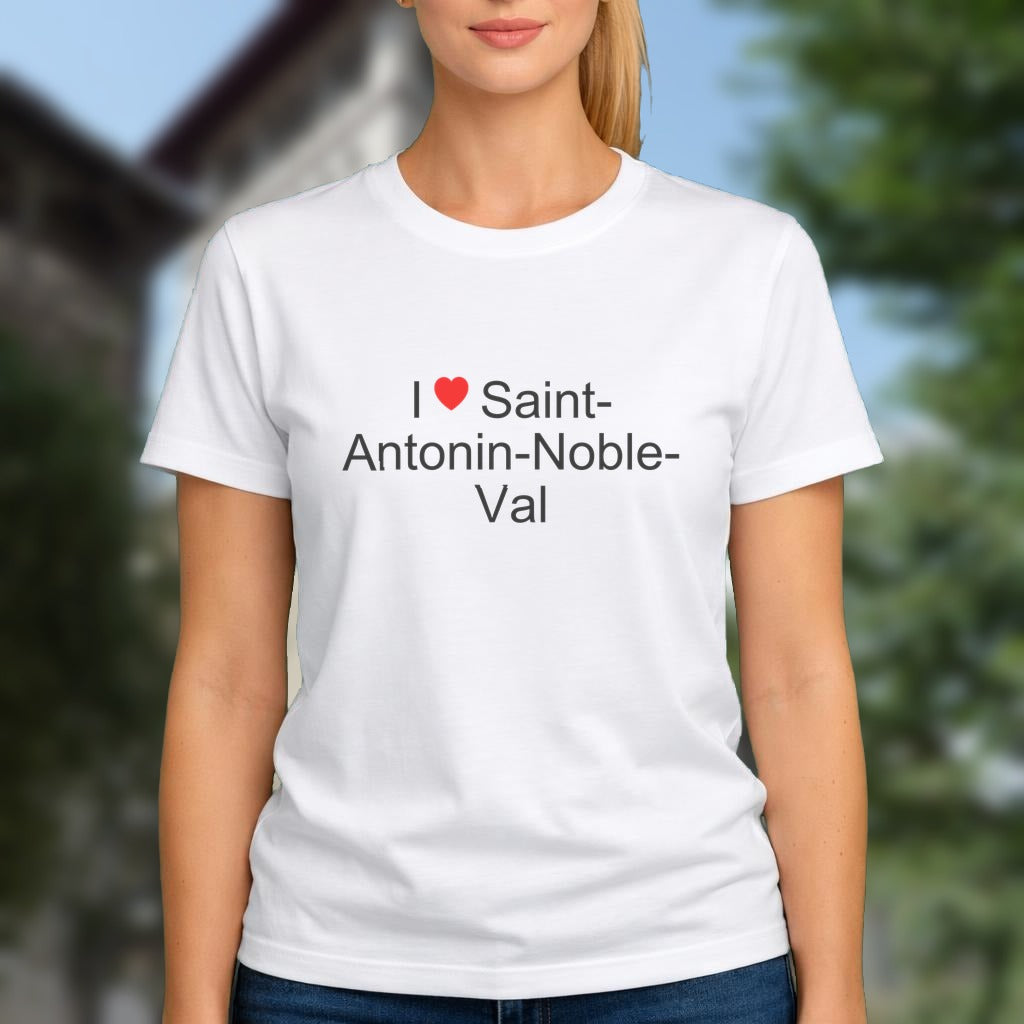 T-shirt I love saint-antonin-noble-val
