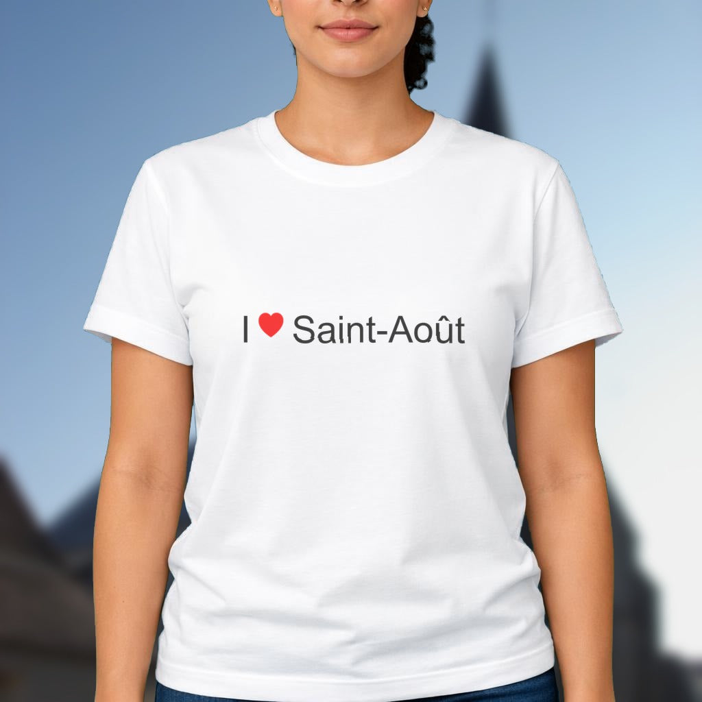 T-shirt I love saint-août