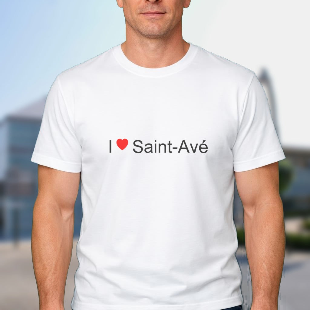 T-shirt I love saint-avé