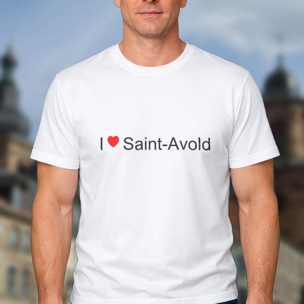 T-shirt I love saint-avold