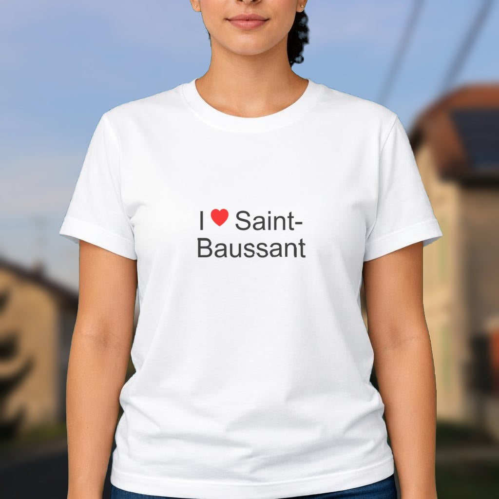 T-shirt I love saint-baussant