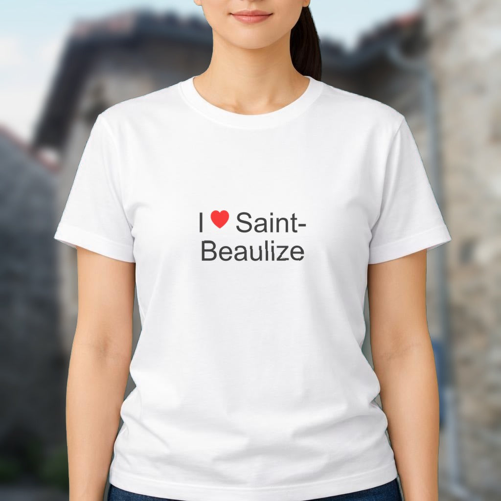 T-shirt I love saint-beaulize