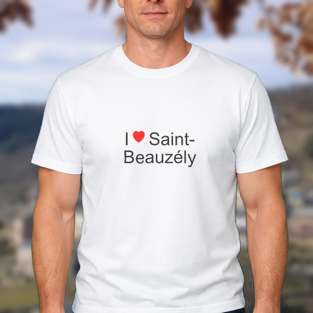 T-shirt I love saint-beauzély