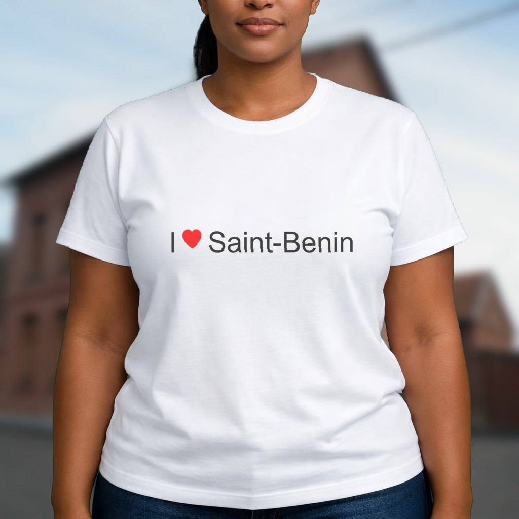 T-shirt I love saint-benin