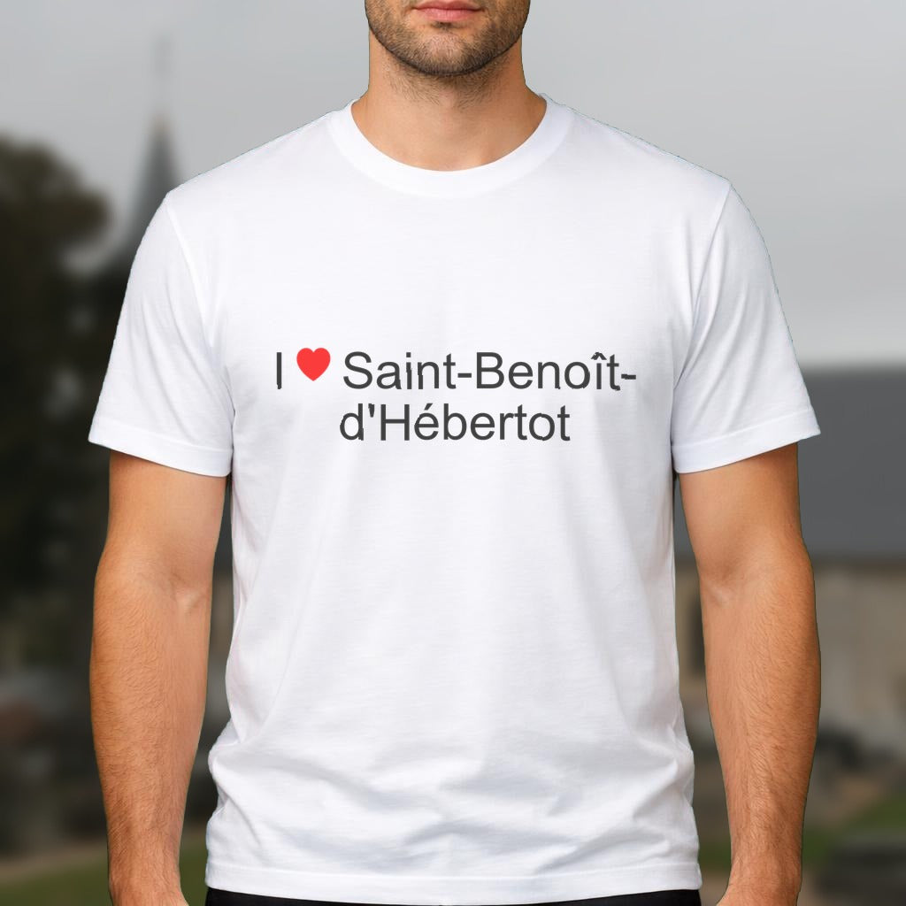 T-shirt I love saint-benoît-d'hébertot