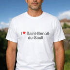 T-shirt I love saint-benoît-du-sault