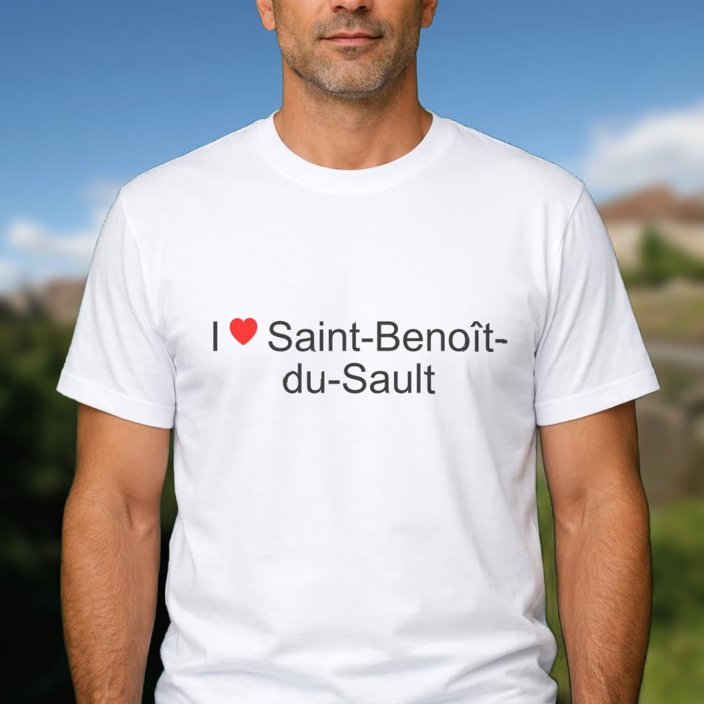 T-shirt I love saint-benoît-du-sault