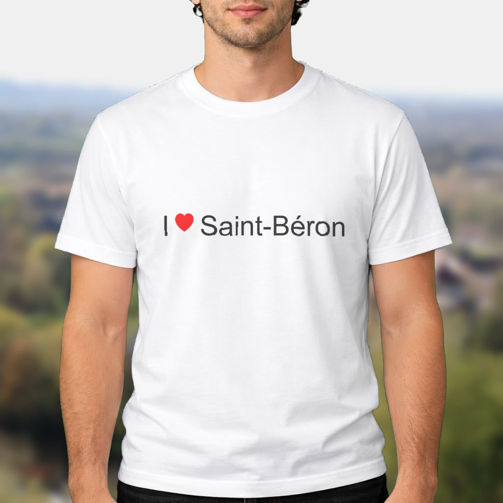 T-shirt I love saint-béron