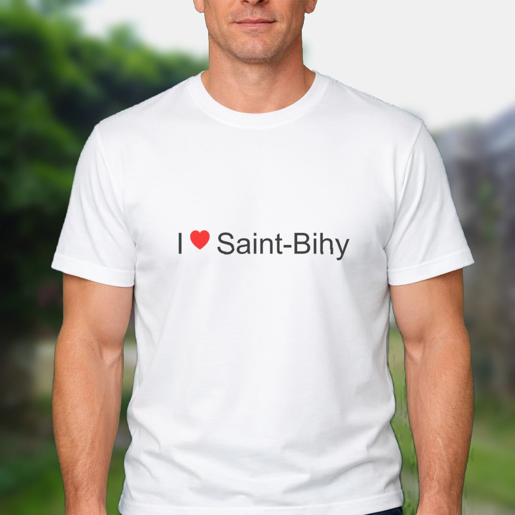 T-shirt I love saint-bihy