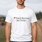 T-shirt I love saint-bonnet-de-chirac