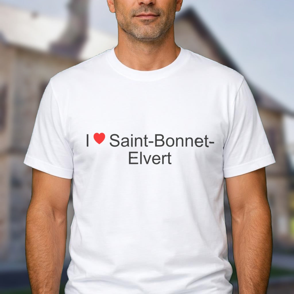 T-shirt I love saint-bonnet-elvert